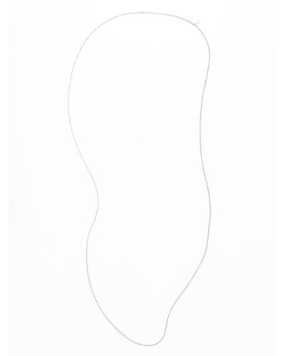Filippa K Long Anchor Necklace - White