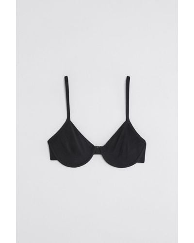 Filippa K Matte Underwire Bikini Top - Black