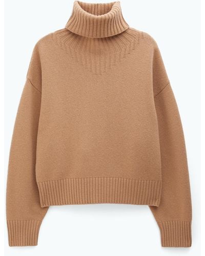 Filippa K Wool Turtleneck Sweater - Brown