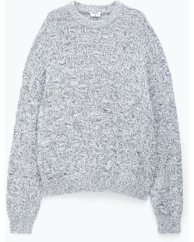 Filippa K Square Knit Sweater - Grey