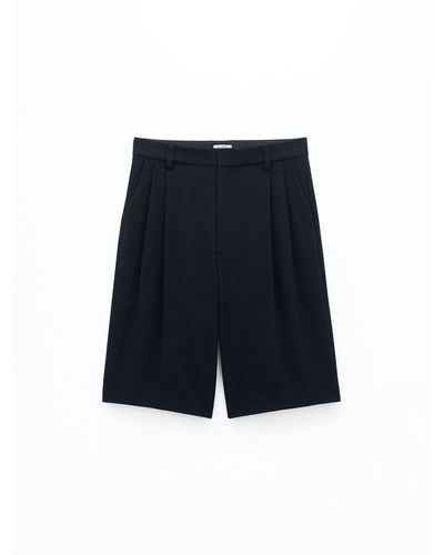 Filippa K Relaxed Tailored Shorts - Blue