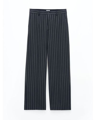 Filippa K Henry Tailored Pinstripe Trousers - White