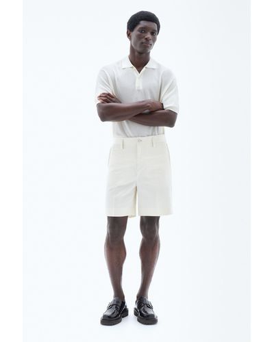 Filippa K Linen Shorts - White