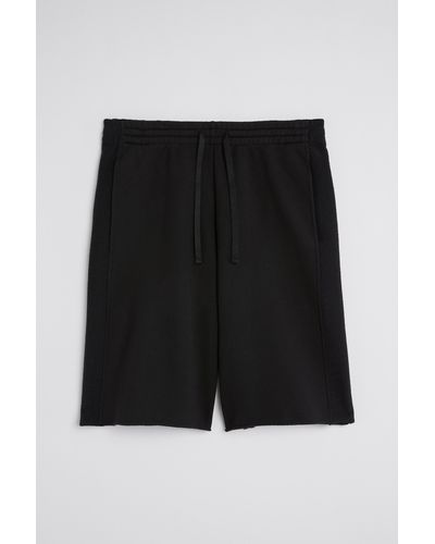 Filippa K Reversed Stripe Shorts - Black