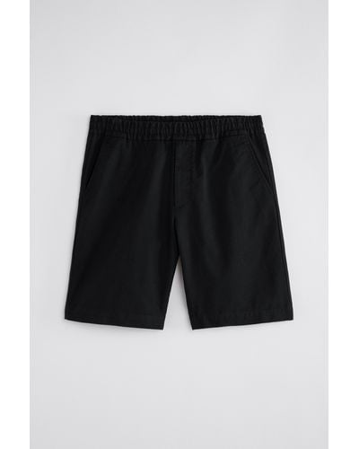 Filippa K Terry Cotton Shorts - Black