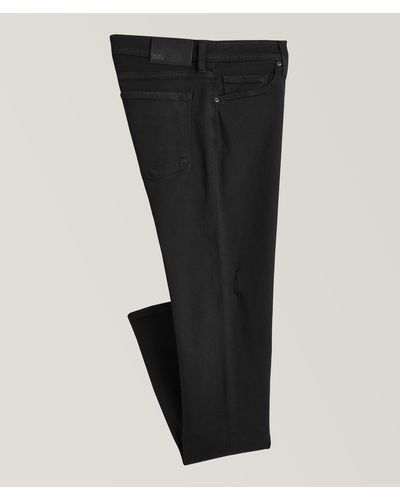 PAIGE Croft Skinny-fit Transcend Distressed Jeans - Black