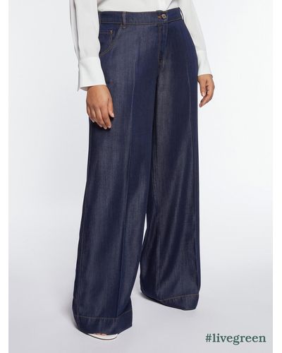 FIORELLA RUBINO Pantaloni ampi in - Blu