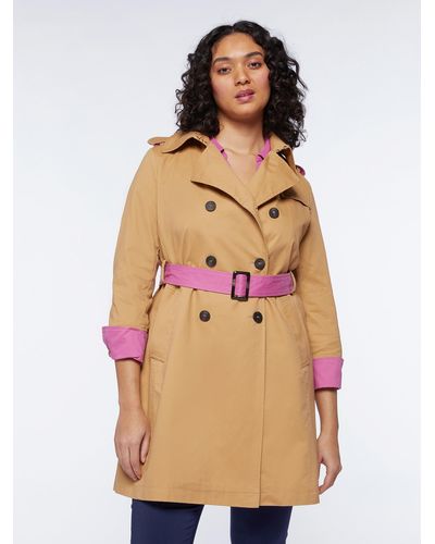 FIORELLA RUBINO Trench con dettagli colorati - Neutro