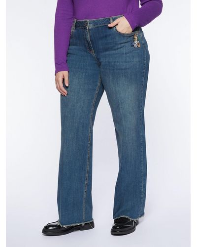 Fiorella rubino jeans a zampa clearance