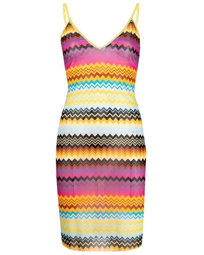 Missoni Chevron-pattern Beach Dress - Multicolor