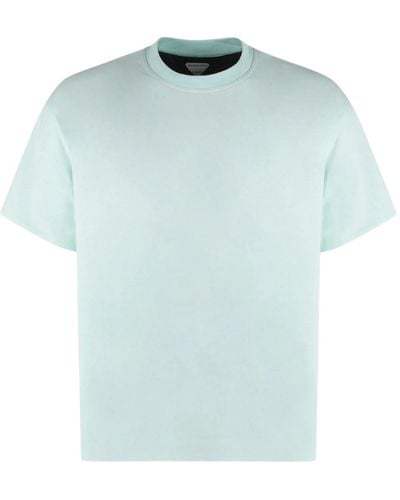 Bottega Veneta Relaxed Fit Double Layer T-shirt - Blue