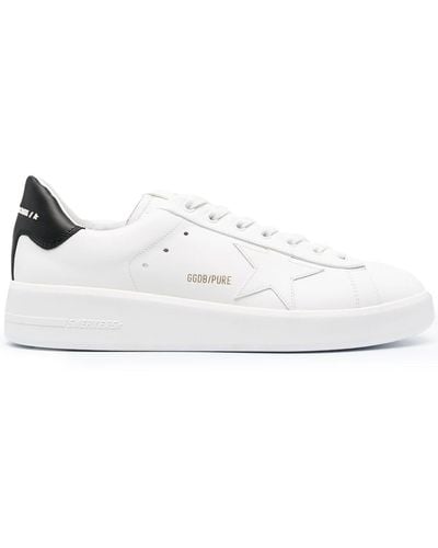 Golden Goose Purestar Leather Sneakers - White