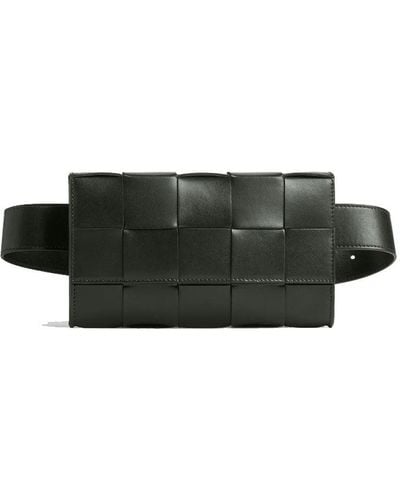 Bottega Veneta Cassette Clutch On Belt - Black