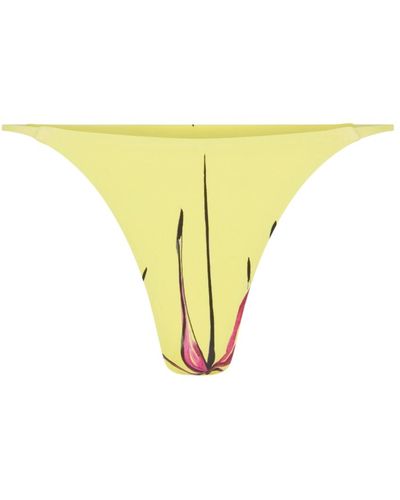 Louisa Ballou Mini Ring Bikini Bottom - Yellow