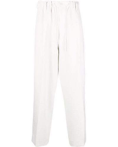 Y-3 Ch1 Elegant 3-stripes Pants - White