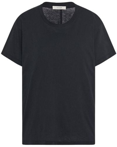 The Row Blaine Top In Cotton - Black