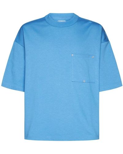 Bottega Veneta Cotton Jersey T-shirt - Blue