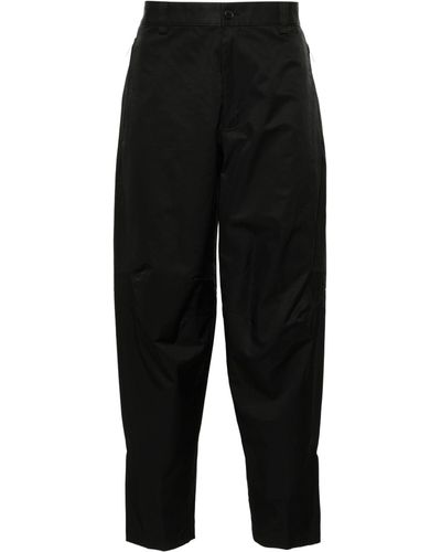 Lanvin Tapered-cut Biker Trousers - Black