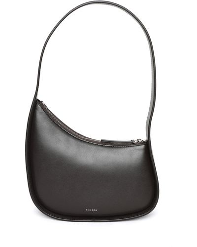 The Row Women Half Moon Bag - Grey