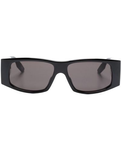 Balenciaga Led Frame Logo-print Sunglasses - Grey
