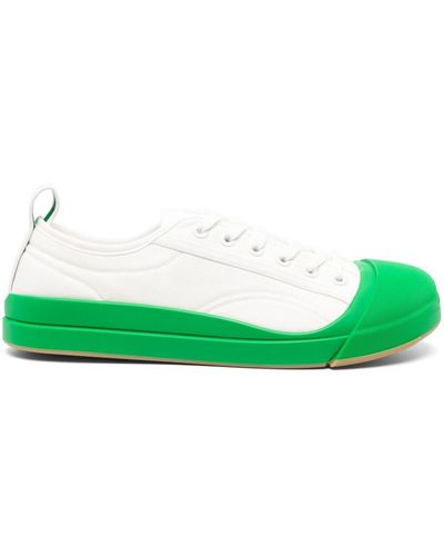 Bottega Veneta Vulcan Low-top Sneakers - Green