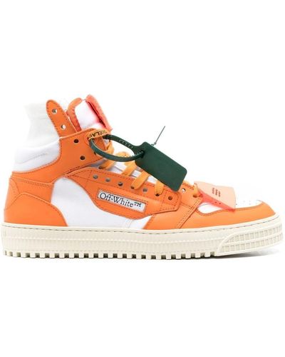 Orange High-top sneakers for Men | Lyst