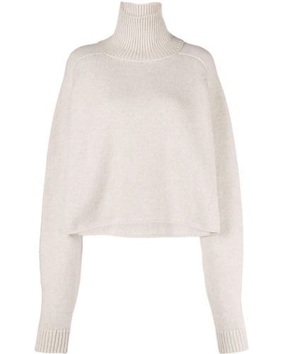 The Row Ehud Top In Cashmere - White