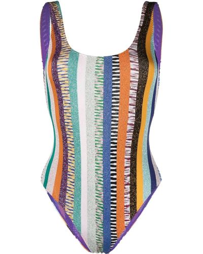 Missoni Mare Striped Swimsuit - Purple