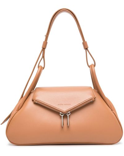 AMINA MUADDI Gemini Leather Shoulder Bag - Pink