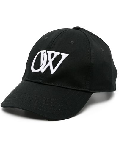 Off-White c/o Virgil Abloh Logo-embroidered Cotton Baseball Cap - Black