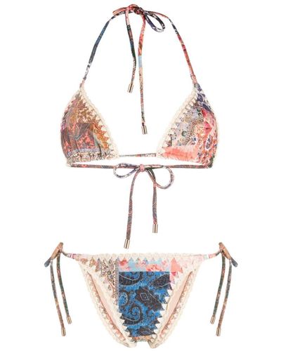 Zimmermann Devi Crochet-trim Bikini Set - Multicolor