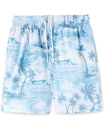 Palm Angels Sunset Swim Shorts - Blue