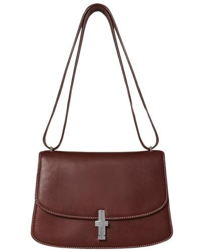 The Row Sofia 8.75 Shoulder Bag In Leather - Purple