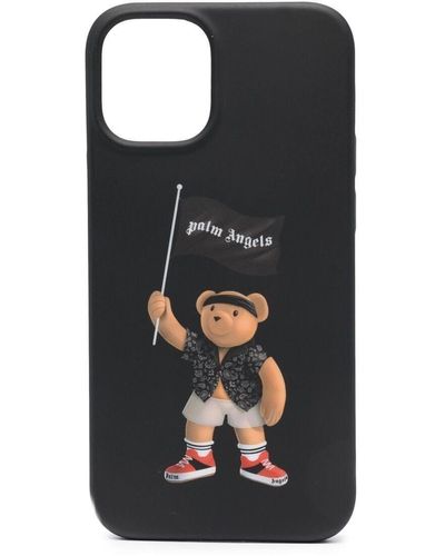 Palm Angels Pirate Bear Iphone 12 Mini Case - Black