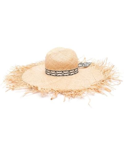Alanui Wide-brim Raffia Sun Hat - Natural