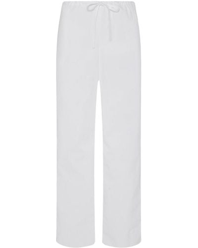 The Row Jugi Pant In Cotton - White