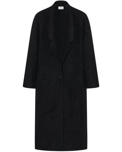 The Row Arpa Coat In Cashmere - Black