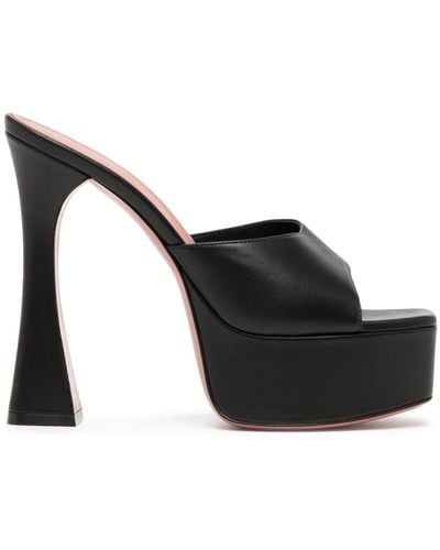 AMINA MUADDI Open-toe Platform Sandals - Black