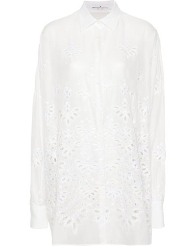 Ermanno Scervino Broderie Anglaise Shirt - White