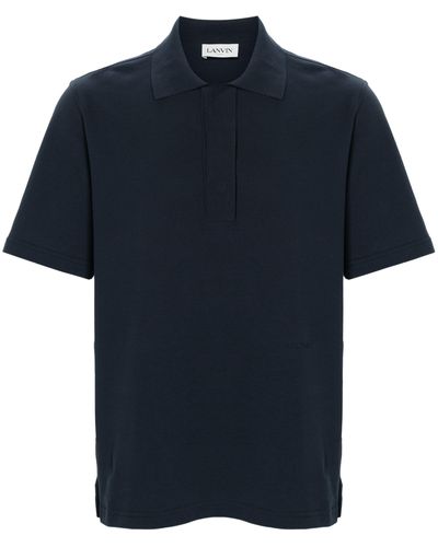 Lanvin Short-Sleeved Polo Shirt - Blue