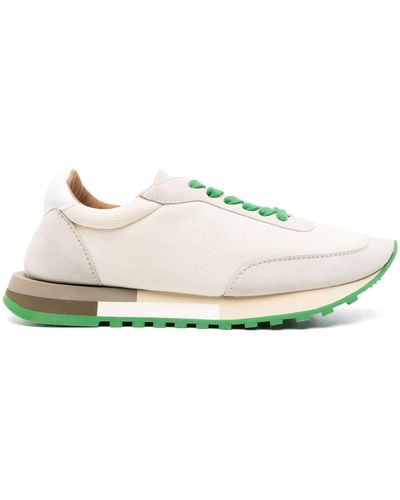 The Row Owen Runner In Nylon And Suede - White