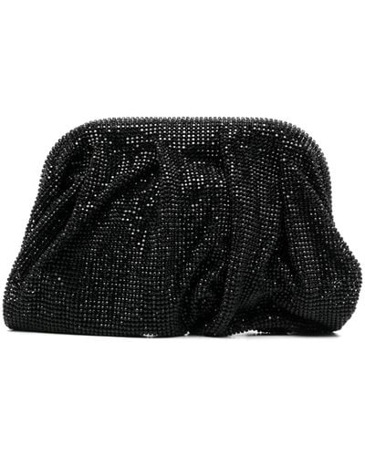 Benedetta Bruzziches Venus La Petite Crystal-embellished Clutch Bag - Black
