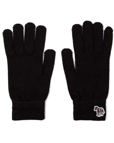 PS by Paul Smith Ps Zeb Knit Glove Sn34 - Black