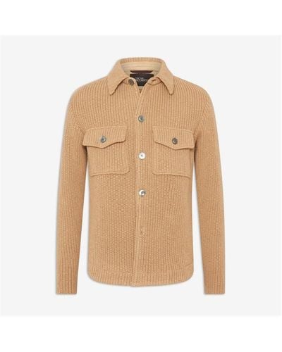 Oscar Jacobson Milron Shirt Jacket - Natural