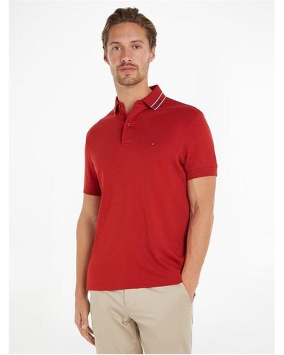 Tommy Hilfiger Tommy Monotype Polo Sn43 - Red