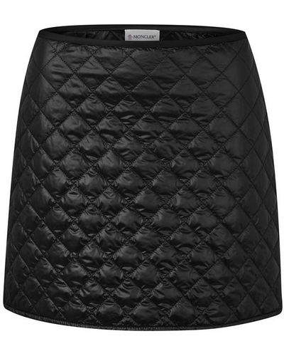 Moncler Quilt Skirt Ld44 - Black