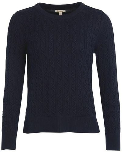 Barbour Hampton Knitted Jumper - Blue