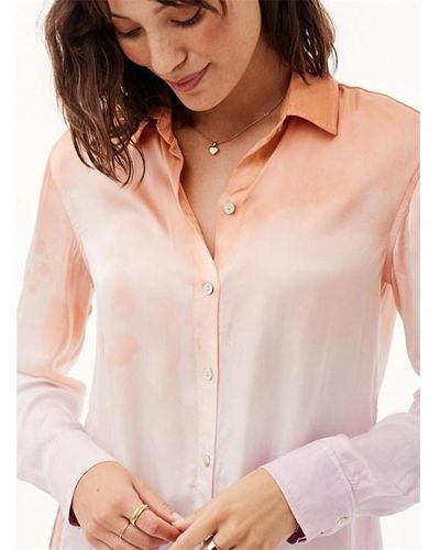 Bella Dahl Bd Side Slit Shirt Ld99 - Pink