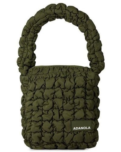 ADANOLA Quilted Shoulder Bag - Green