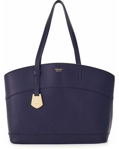 Ferragamo Charming Tote Bag (s) - Blue